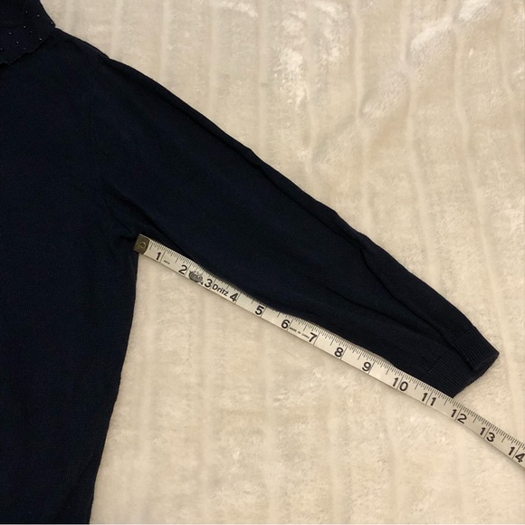BOGO Free🦋 Van Heusen Navy Lightweight Collared Sweater - Picture 12 of 12